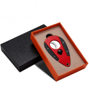 Automatic Double Blade Cigar Cutter - Elegant Red