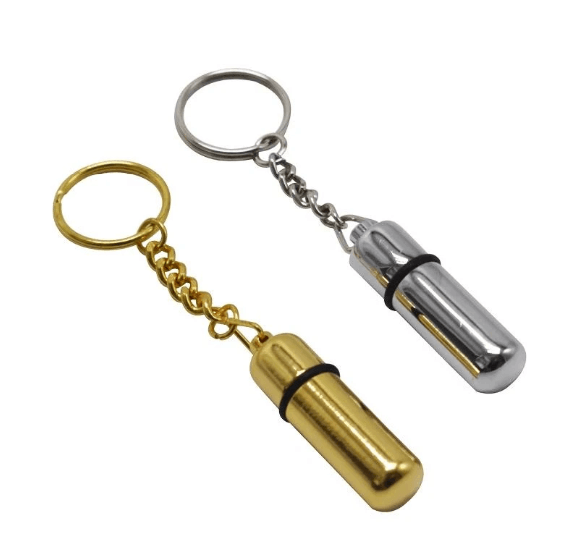 Gold Chain Cigar Punch Cutter - Luxury & Precision