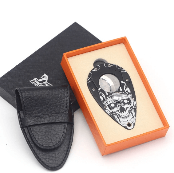 Elegant Double Blade Cigar Cutter - Premium Quality