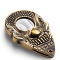 Skull Design Double Blade Custom Cigar Cutter