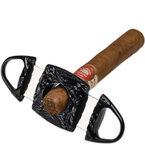 Premium Double Blade Cigar Cutter - Serpent Spirit