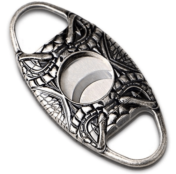 Premium Double Blade Cigar Cutter - Serpent Spirit