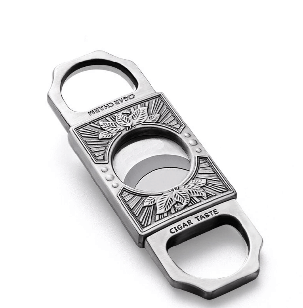 Custom Double Blade Cigar Cutter - Stainless Steel