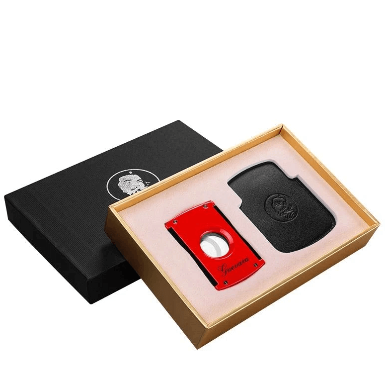 Luxury Double Blade Cigar Cutter - Premium Accessory