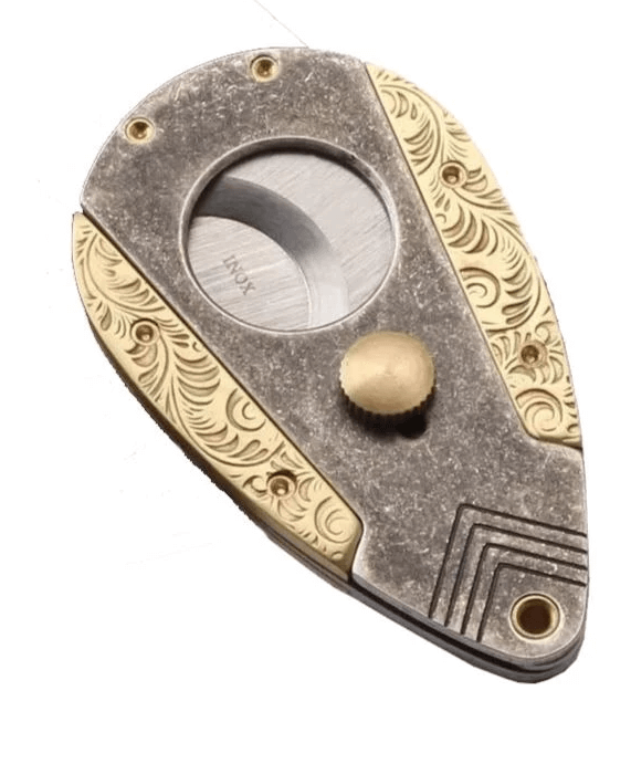 Luxury Double Blade Cigar Cutter for Connoisseurs