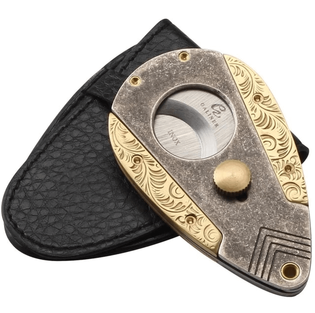 Luxury Double Blade Cigar Cutter for Connoisseurs