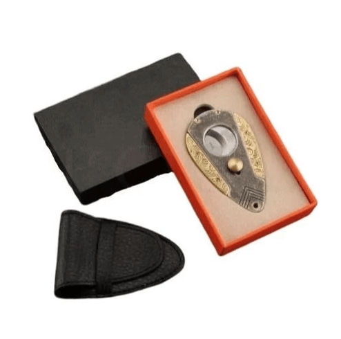 Luxury Double Blade Cigar Cutter for Connoisseurs