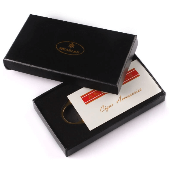 Gold Double Blade Cigar Cutter - Luxury Accessory