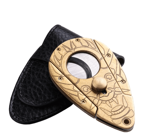 Cool Double Blade Cigar Cutter – Dragon Design