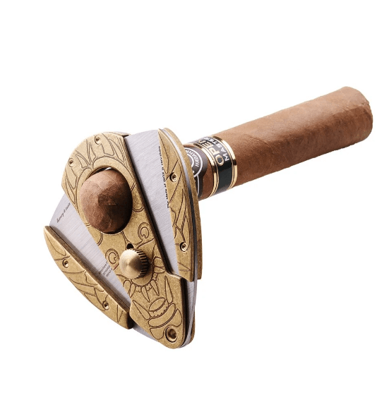 Cool Double Blade Cigar Cutter – Dragon Design