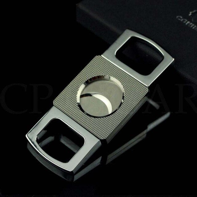 Top Double Blade Metal Cigar Cutter for Enthusiasts