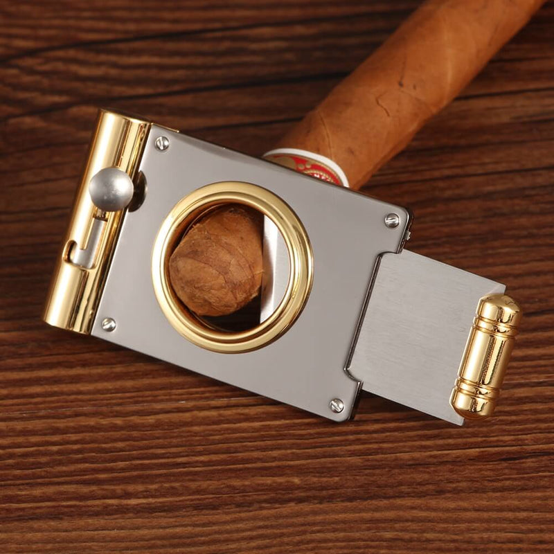 Luxury Stainless Steel Guillotine Cigar Cutter