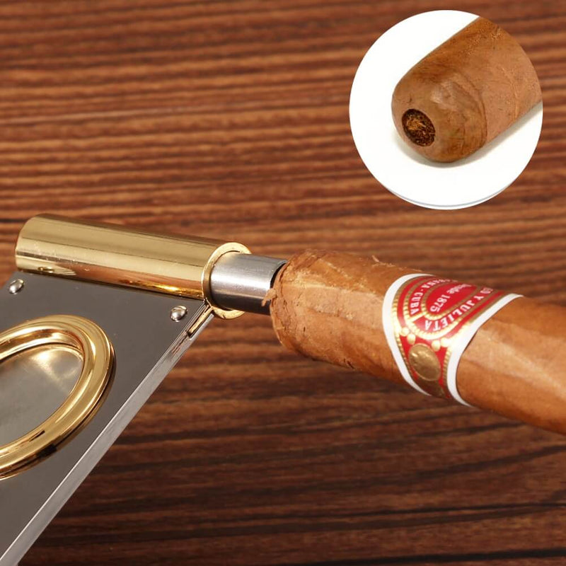 Luxury Stainless Steel Guillotine Cigar Cutter