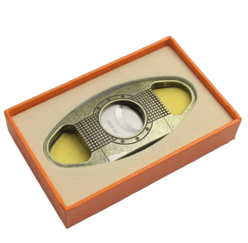 Luxury Double Blade Cigar Cutter - Precision Elegance