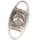 Luxury Stainless Steel Custom Cigar Cutter with Hieroglyphs