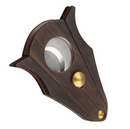 Luxury Wood Double Blade Cigar Cutter for Aficionados