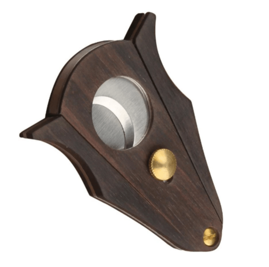 Luxury Wood Double Blade Cigar Cutter for Aficionados