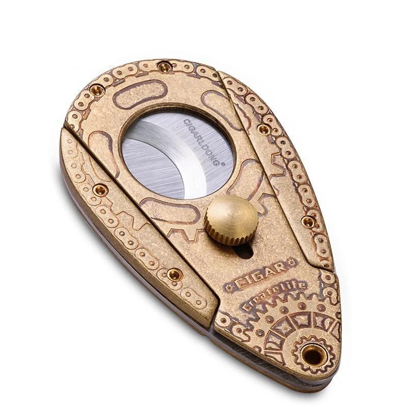 Luxury Double Blade Cigar Cutter for Enthusiasts