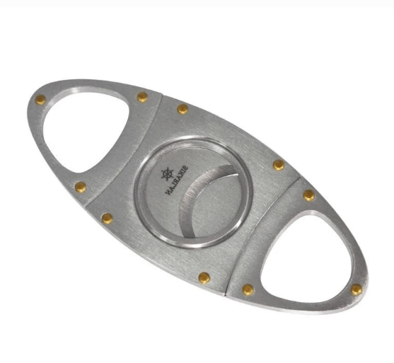 Stainless Steel Double Blade Pocket Cigar Cutter