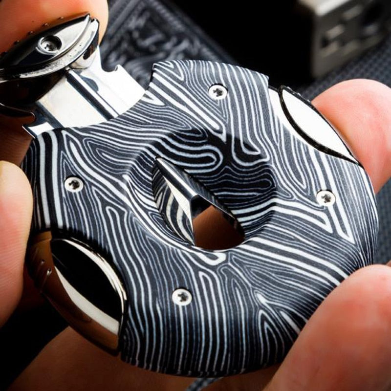 Luxury V-Cut Cigar Cutter for Aficionados