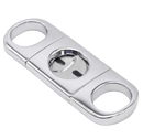 Luxury Double Blade Cigar Cutter - Silver Finish