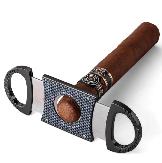 Luxury Double Blade Cigar Cutter for Connoisseurs