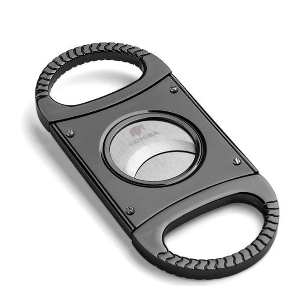 Luxury Double Blade Cigar Cutter for Connoisseurs