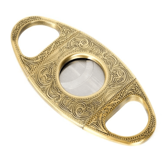 Luxury Double Blade Cigar Cutter for Aficionados