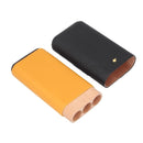 Luxury Leather Cigar Case with Cedar Wood Interior