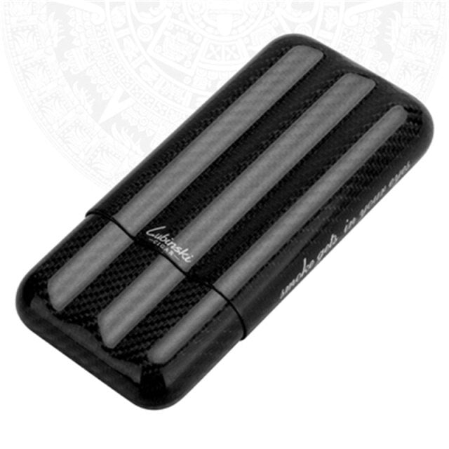 Electric Carbon Fiber Cigar Humidor Case