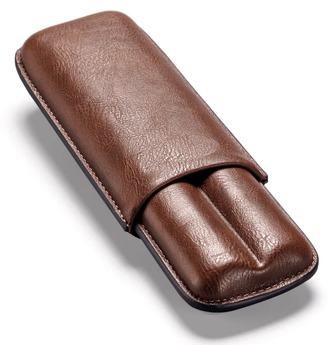 Luxury Leather Cigar Travel Humidor Case