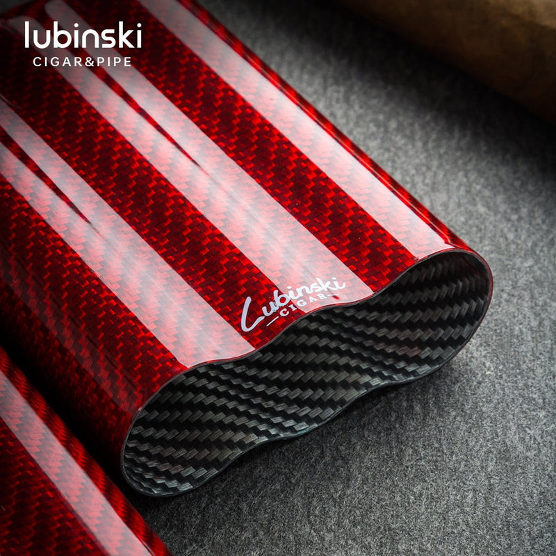 Carbon Fiber Travel Cigar Humidor Case