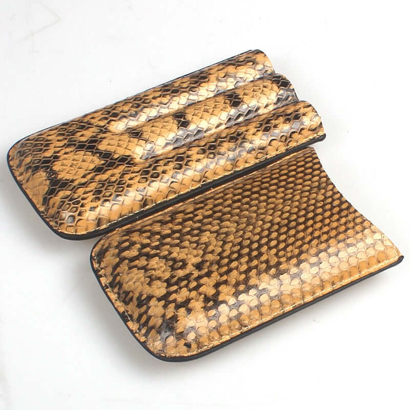 Luxury Snake Skin Travel Cigar Humidor Case