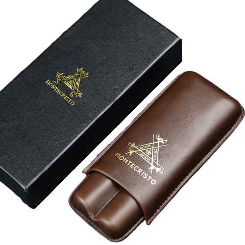 Luxury Leather Cigar Humidor Case for Travel