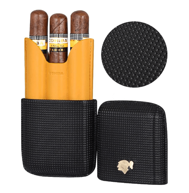 Portable Luxury Cigar Humidor Case