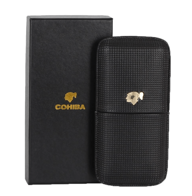 Portable Luxury Cigar Humidor Case