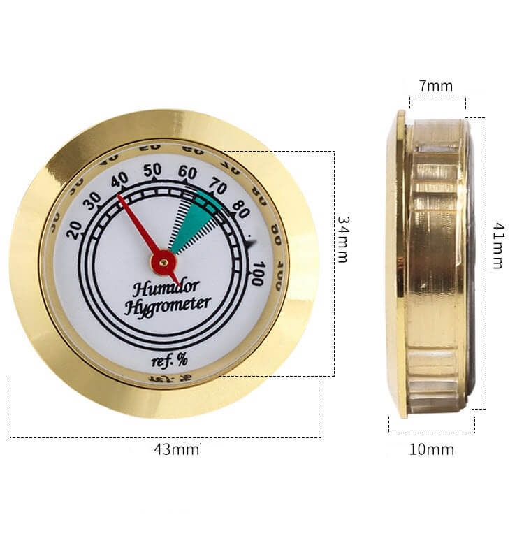 Hygromètre Compact pour Cave à Cigare - Précision Optimale