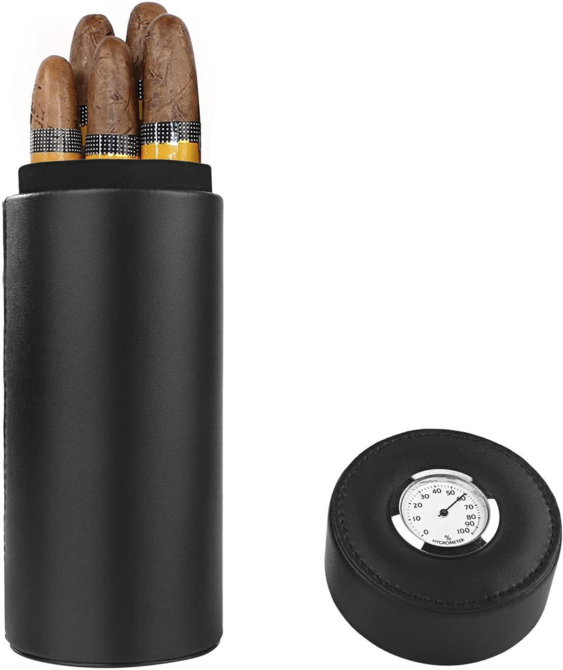 Premium Travel Cigar Humidor with Humidifier