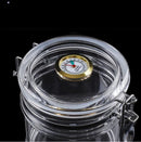 Waterproof Acrylic Cigar Humidor Box for 15-20 Cigars