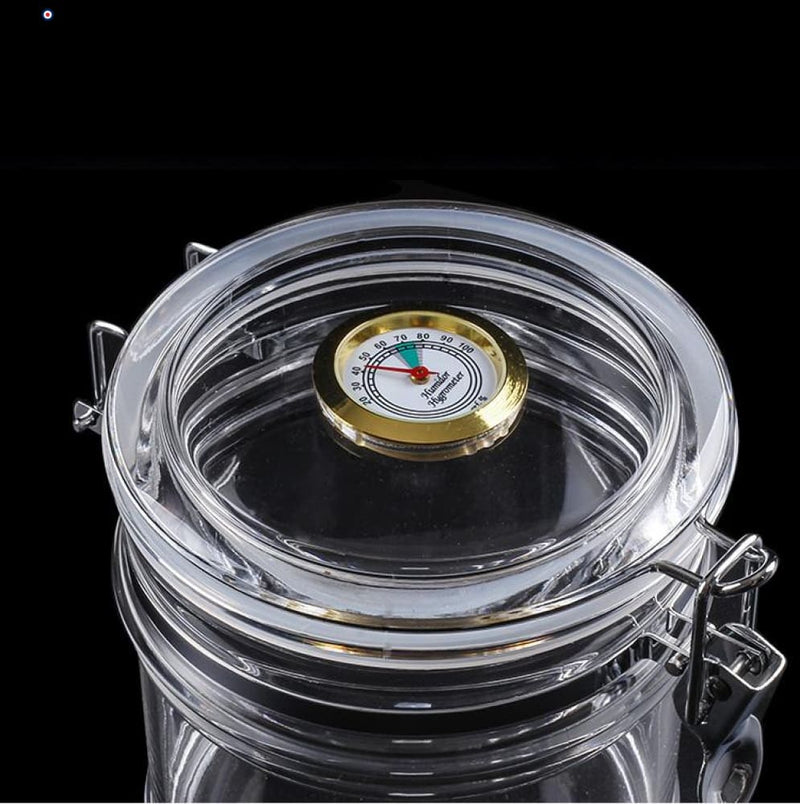 Waterproof Acrylic Cigar Humidor Box for 15-20 Cigars