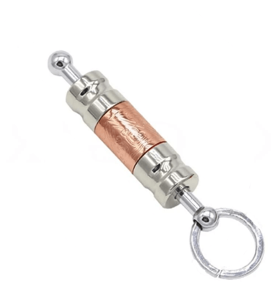 Elegant Copper Cigar Punch Cutter - Portable Accessory