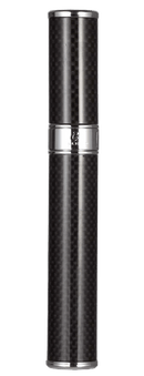 Travel Cigar Humidor - Stainless Steel & Carbon Fiber