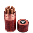 Marble Cigar Humidor Tube with Hygrometer - 7 Units