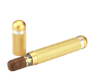 Travel Cigar Tube Humidor - Aviation Aluminum